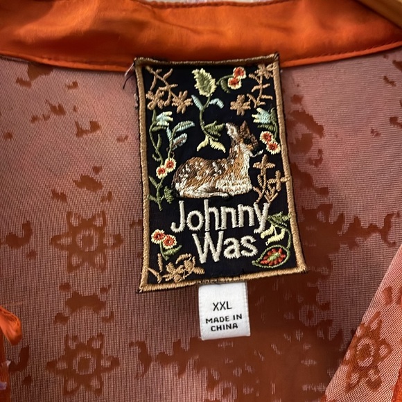 Like New Johnny Was Syriah Burnout Enta Blouse - XXL - Picture 7 of 12